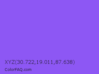 XYZ 30.722,19.011,87.638 Color Image