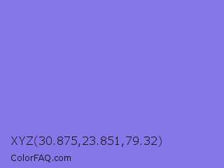 XYZ 30.875,23.851,79.32 Color Image