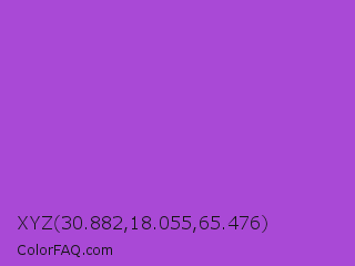XYZ 30.882,18.055,65.476 Color Image