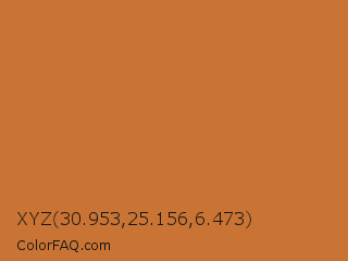 XYZ 30.953,25.156,6.473 Color Image