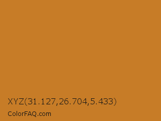 XYZ 31.127,26.704,5.433 Color Image