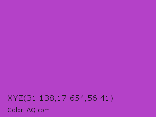 XYZ 31.138,17.654,56.41 Color Image
