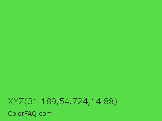 XYZ 31.189,54.724,14.88 Color Image