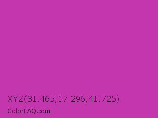 XYZ 31.465,17.296,41.725 Color Image