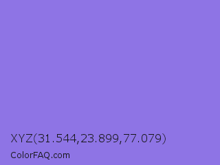 XYZ 31.544,23.899,77.079 Color Image