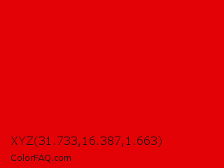 XYZ 31.733,16.387,1.663 Color Image