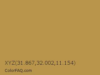 XYZ 31.867,32.002,11.154 Color Image