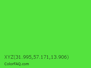 XYZ 31.995,57.171,13.906 Color Image