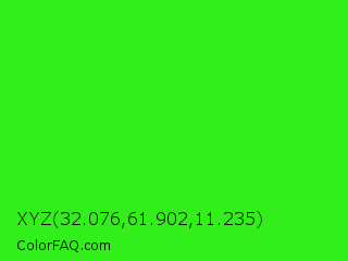 XYZ 32.076,61.902,11.235 Color Image