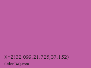 XYZ 32.099,21.726,37.152 Color Image