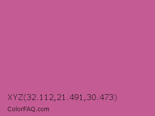 XYZ 32.112,21.491,30.473 Color Image