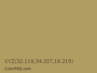 XYZ 32.119,34.207,16.219 Color Image