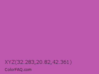 XYZ 32.283,20.82,42.361 Color Image