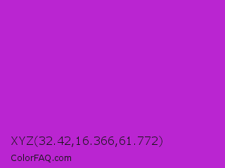 XYZ 32.42,16.366,61.772 Color Image