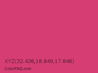 XYZ 32.438,18.849,17.848 Color Image