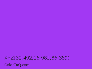 XYZ 32.492,16.981,86.359 Color Image
