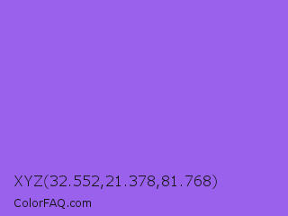 XYZ 32.552,21.378,81.768 Color Image