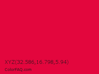 XYZ 32.586,16.798,5.94 Color Image