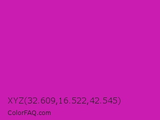 XYZ 32.609,16.522,42.545 Color Image