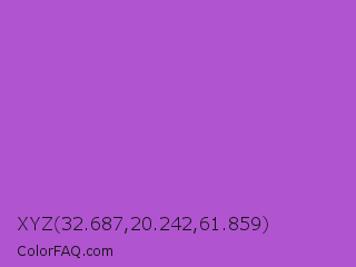 XYZ 32.687,20.242,61.859 Color Image