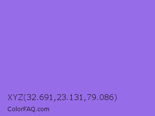 XYZ 32.691,23.131,79.086 Color Image