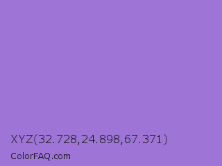 XYZ 32.728,24.898,67.371 Color Image