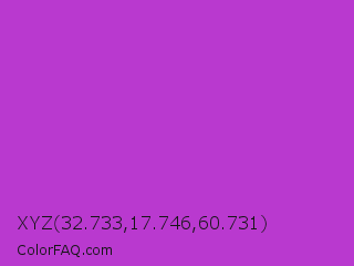 XYZ 32.733,17.746,60.731 Color Image