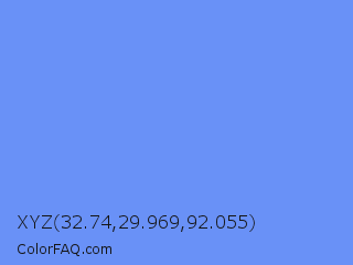 XYZ 32.74,29.969,92.055 Color Image