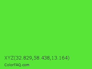XYZ 32.829,58.438,13.164 Color Image