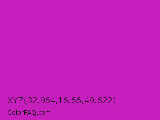 XYZ 32.964,16.66,49.622 Color Image