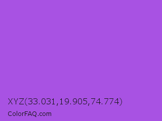 XYZ 33.031,19.905,74.774 Color Image