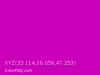 XYZ 33.114,16.059,47.253 Color Image