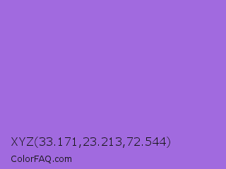 XYZ 33.171,23.213,72.544 Color Image