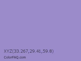 XYZ 33.267,29.41,59.8 Color Image