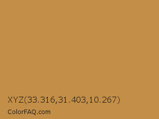XYZ 33.316,31.403,10.267 Color Image