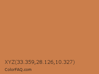 XYZ 33.359,28.126,10.327 Color Image