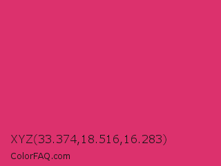 XYZ 33.374,18.516,16.283 Color Image