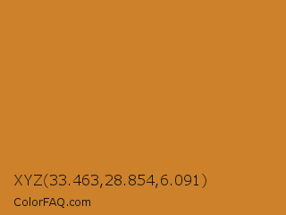XYZ 33.463,28.854,6.091 Color Image