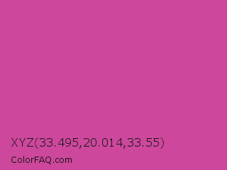 XYZ 33.495,20.014,33.55 Color Image