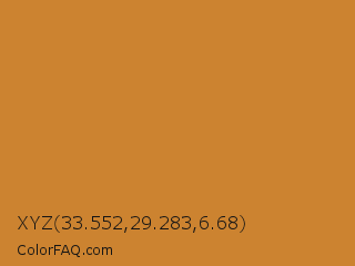 XYZ 33.552,29.283,6.68 Color Image