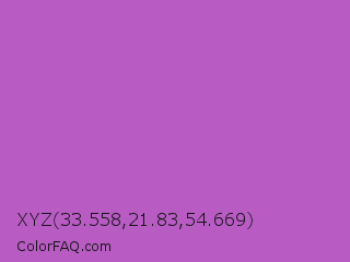 XYZ 33.558,21.83,54.669 Color Image