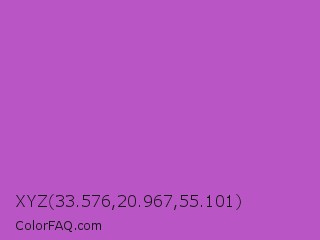 XYZ 33.576,20.967,55.101 Color Image