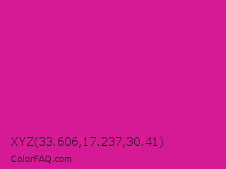 XYZ 33.606,17.237,30.41 Color Image