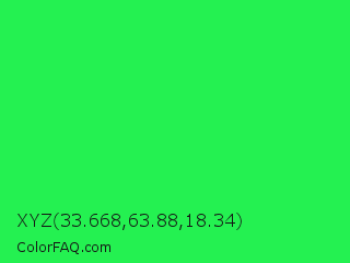 XYZ 33.668,63.88,18.34 Color Image