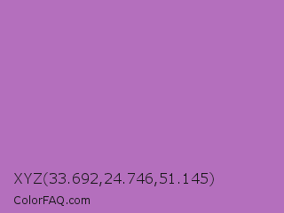 XYZ 33.692,24.746,51.145 Color Image