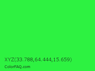 XYZ 33.788,64.444,15.659 Color Image