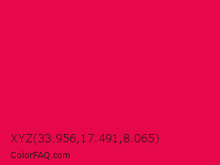 XYZ 33.956,17.491,8.065 Color Image