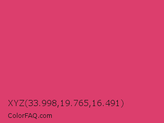 XYZ 33.998,19.765,16.491 Color Image