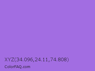 XYZ 34.096,24.11,74.808 Color Image