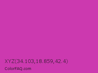 XYZ 34.103,18.859,42.4 Color Image